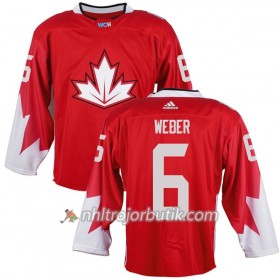 Kanada Tröja Shea Weber 6 World Cup 2016 Röd